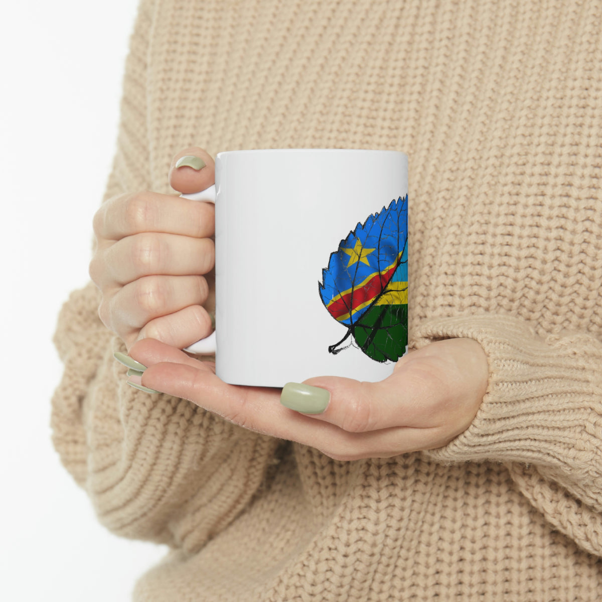Thee my country Congo Rwanda Ceramic Tea, Coffee, Mug 11oz